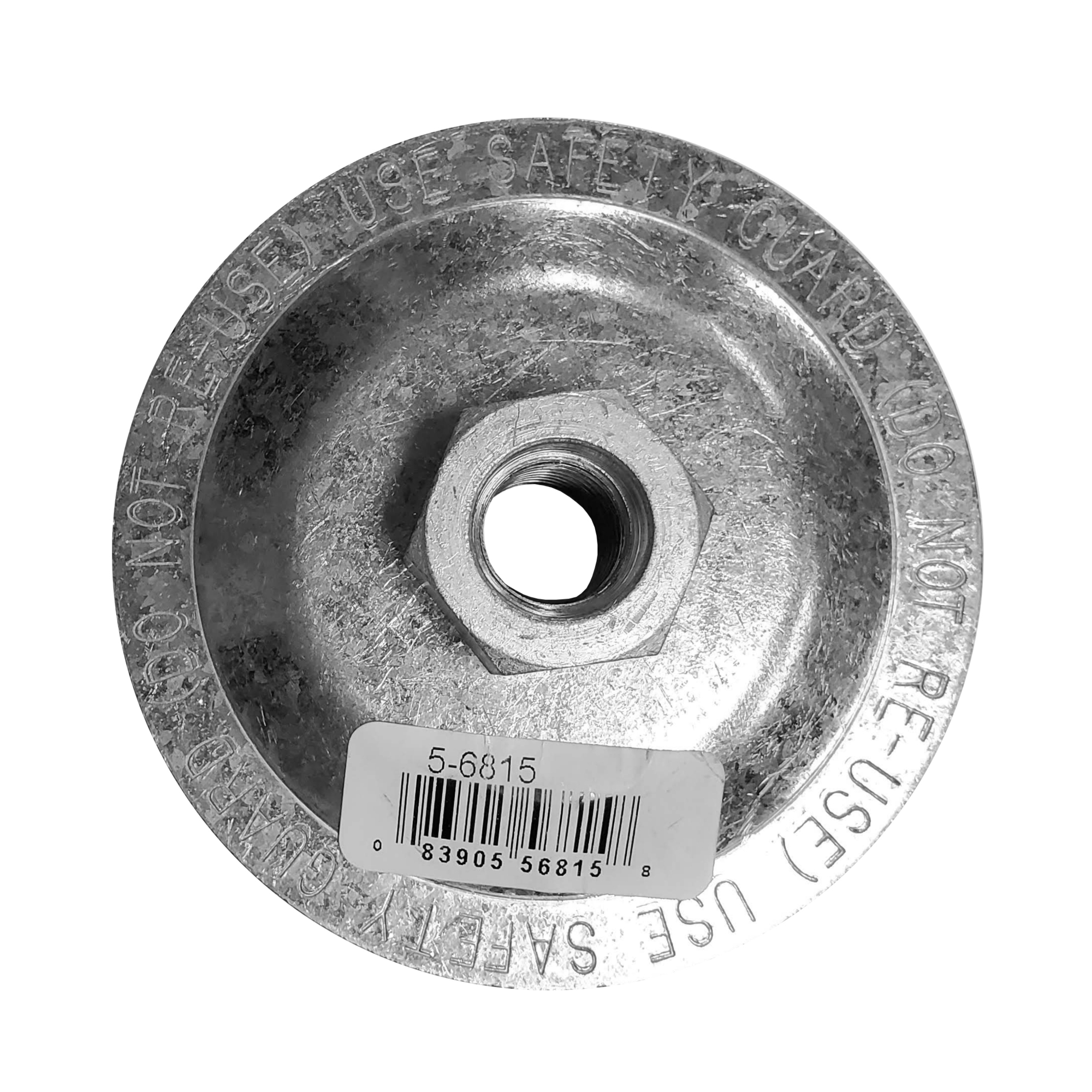 K-T Industries Disposable Mounting Flange — 7-9in. Wheel, 5/8in.-11, Model# 5-6815